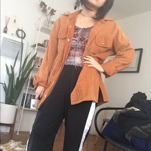 Vintage Orange corduroy Button down